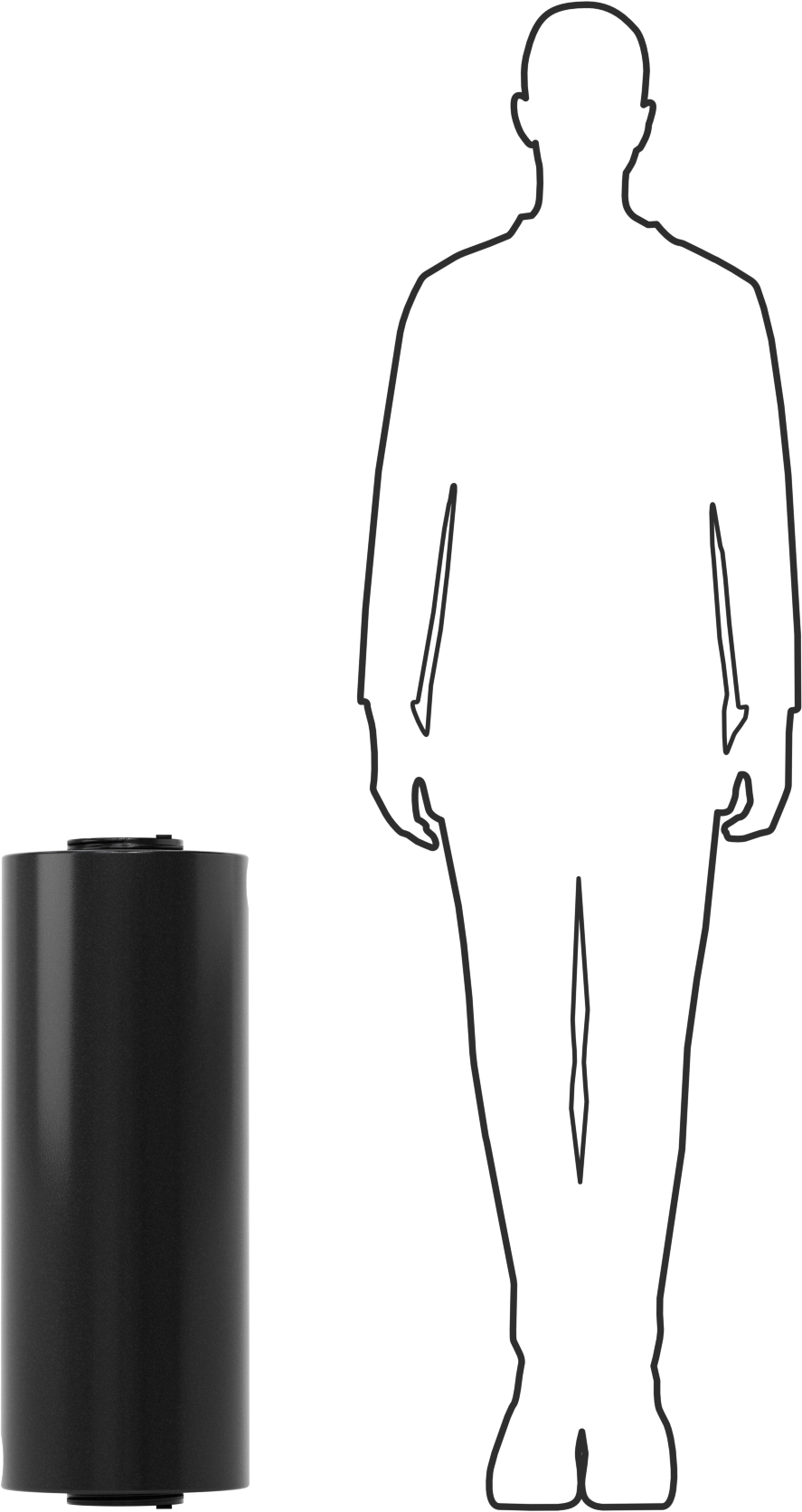 Makara için Çekirdek, 28" Genişlik, 11" OD, 1-1/2" ID