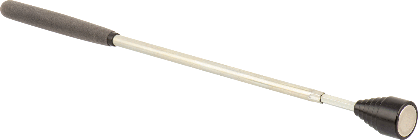Manyetik Toplayıcı, Yastıklı Tutamaklı, 16-1/2“ ila 29” Ayarlanabilir Toplam Uzunluk, Çelik
