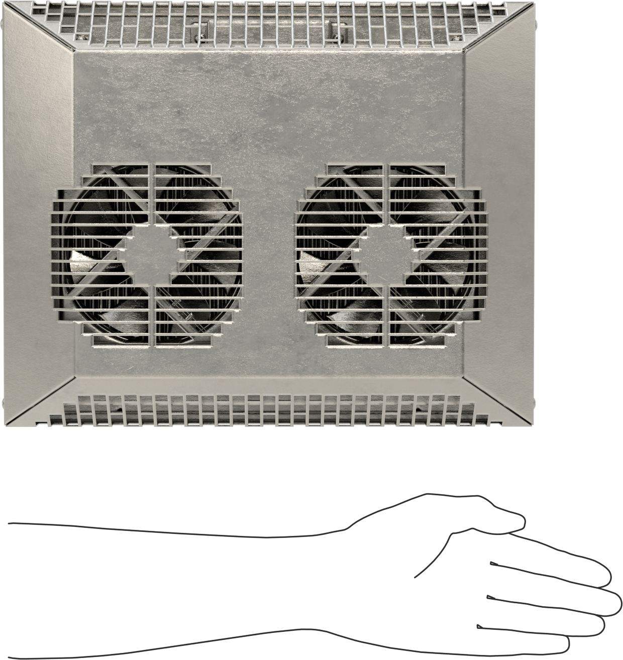 Termoelektrik Soğutucu, 230V AC, 340 Btu/hr.