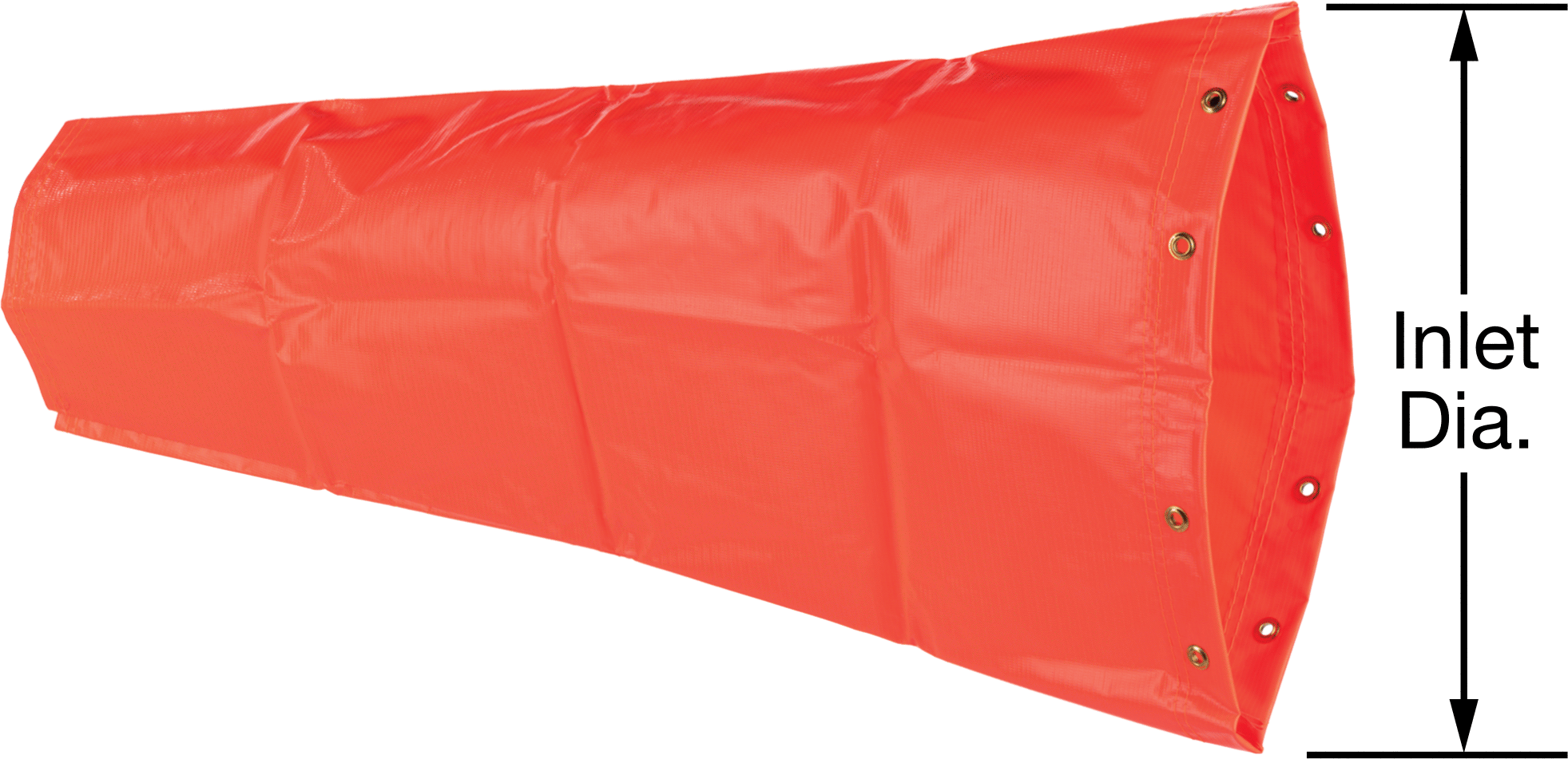 Yüksek Hızlı Rüzgar Çorabı, 10" Giriş Çapı