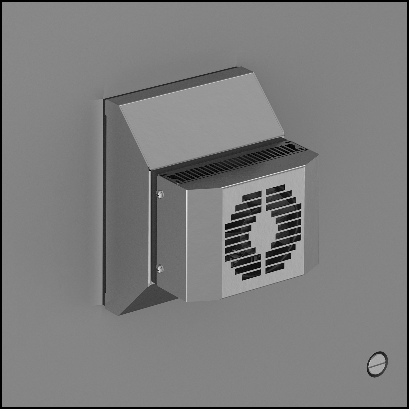 Cooler Shown with Extension Bracket Installed