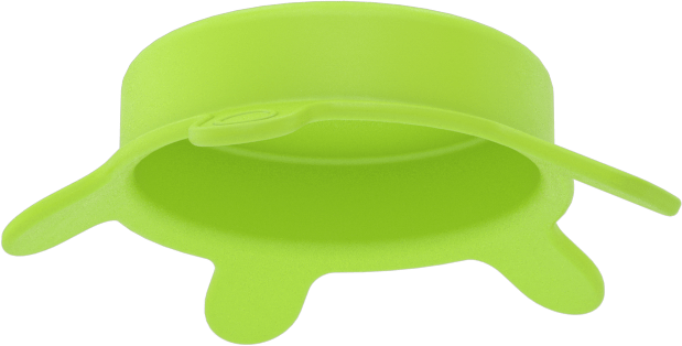 Dökülmeyen Kapaklar, Silikon Kauçuk, 1-11/16“ ila 2-3/8” Dış Çap için, Yeşil