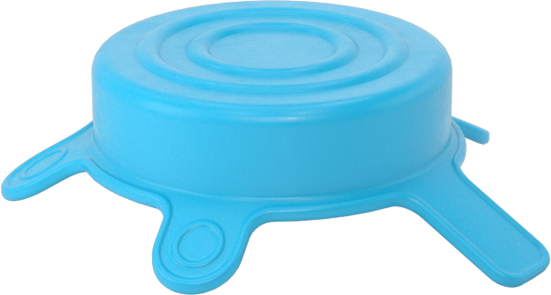 Dökülmeyen Kapaklar, Silikon Kauçuk, 1-11/16“ ila 2-3/8” Dış Çap için, Mavi