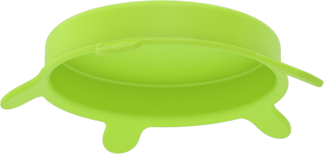 Dökülmeyen Kapaklar, Silikon Kauçuk, 2-1/2“ ila 3” Dış Çap için, Yeşil