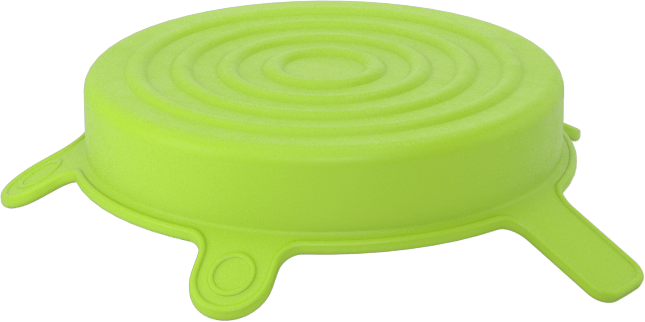 Dökülmeyen Kapaklar, Silikon Kauçuk, 2-1/2“ ila 3” Dış Çap için, Yeşil