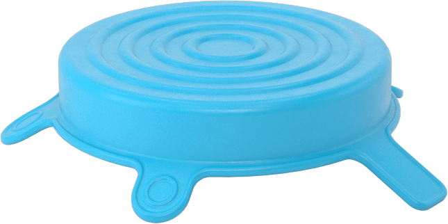 Dökülmeyen Kapaklar, Silikon Kauçuk, 2-1/2“ ila 3” Dış Çap için, Mavi