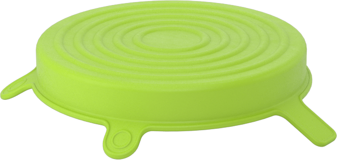 Dökülmeyen Kapaklar, Silikon Kauçuk, 3-5/16“ ila 4-9/16” dış çap için, Yeşil