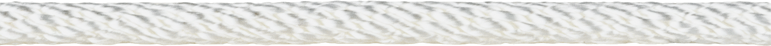 Şok Emici Halat - Kaldırma Amaçlı Değildir, Düzleştirmeyin, 1/4" Çap, 90 lbs. Kapasite, Beyaz