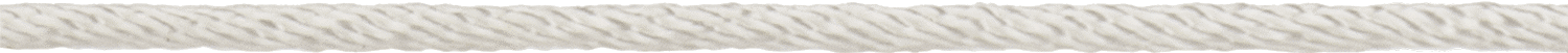 Şok Emici Halat - Kaldırma Amaçlı Değildir, Düzleştirmeyin, 1/8" Çap, 20 lbs Kapasite, Beyaz