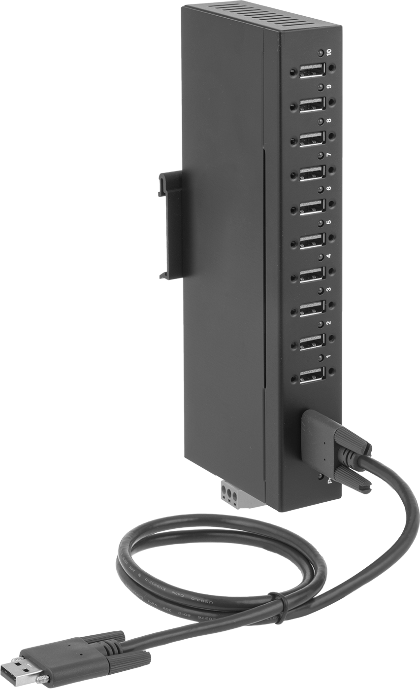 10 Female USB A Connections