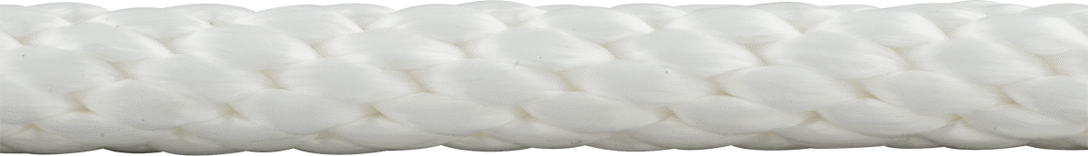 Düşük Gerilimli Düzleşmeyen Halat - Kaldırma Amaçlı Değildir, 1/2" Çap, Beyaz