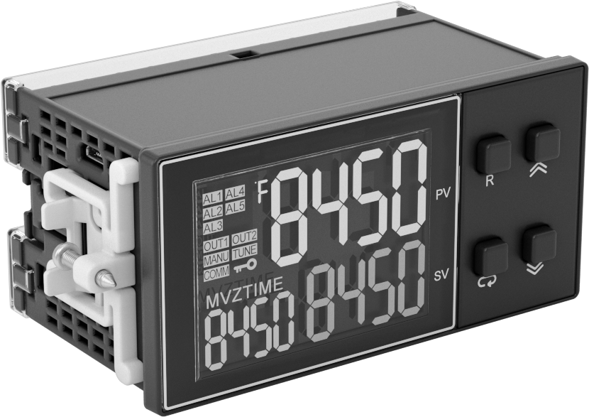 Otomatik Ayarlı Sıcaklık Kontrol Cihazı, 1 Analog Sinyal Isıtma Çıkışı ile, 1-3/4" Yükseklikte Kesik