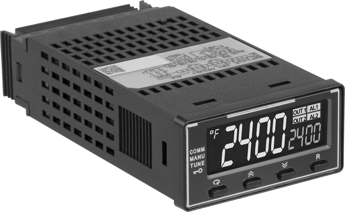 Otomatik Ayarlı Sıcaklık Kontrol Cihazı, Katı Hal Rölesi Isı Çıkışı ile, 1/32 DIN, 3 Çıkış
