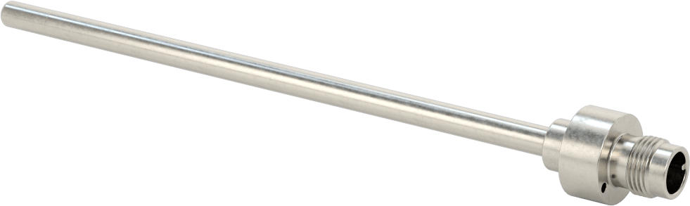 Sıvılar ve Gazlar için RTD Probu, 316L Paslanmaz Çelik Prob, 100 Ohm, 5-7/8" Uzunluk, 1/4" Çap