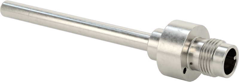 Sıvılar ve Gazlar için RTD Probu, 316L Paslanmaz Çelik Prob, 100 Ohm, 2-3/4" Uzunluk, 1/4" Çap