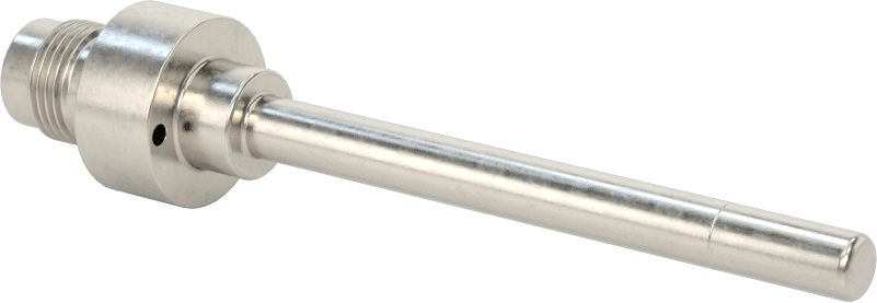 Sıvılar ve Gazlar için RTD Probu, 316L Paslanmaz Çelik Prob, 100 Ohm, 2-3/4" Uzunluk, 1/4" Çap