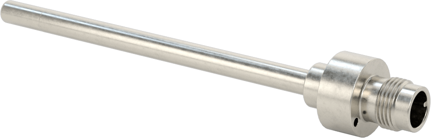 Sıvılar ve Gazlar için RTD Probu, 316L Paslanmaz Çelik Prob, 100 Ohm, 3-7/8" Uzunluk, 1/4" Çap