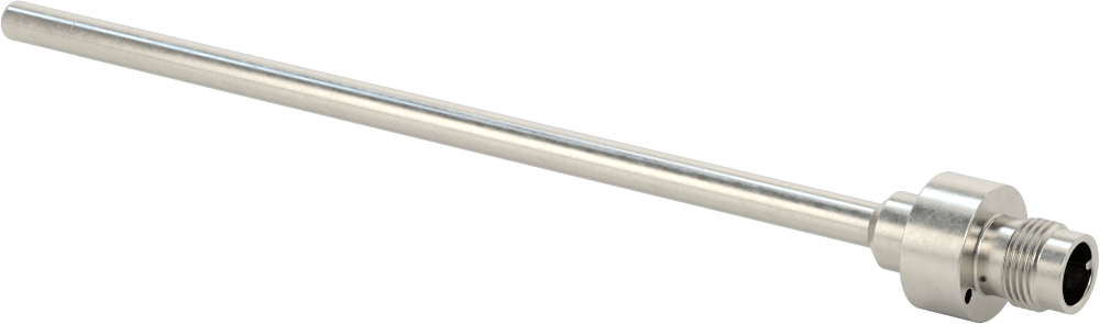 Sıvılar ve Gazlar için RTD Probu, 316L Paslanmaz Çelik Prob, 1000 Ohm, 6-1/4" Uzunluk, 1/4" Çap