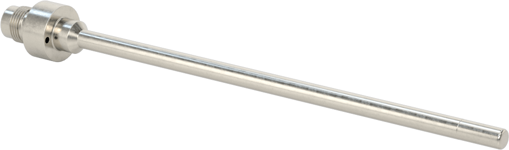 Sıvılar ve Gazlar için RTD Probu, 316L Paslanmaz Çelik Prob, 1000 Ohm, 6-1/4" Uzunluk, 1/4" Çap