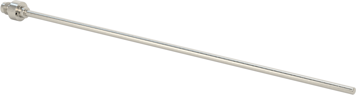 Sıvılar ve Gazlar için RTD Probu, 316L Paslanmaz Çelik Prob, 100 Ohm, 13-3/4" Uzunluk, 1/4" Çap