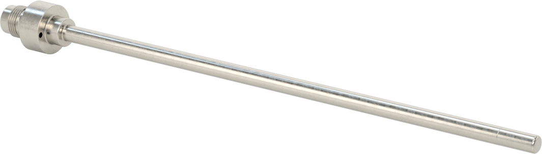 Sıvılar ve Gazlar için RTD Probu, 316L Paslanmaz Çelik Prob, 100 Ohm, 7-7/8" Uzunluk, 1/4" Çap