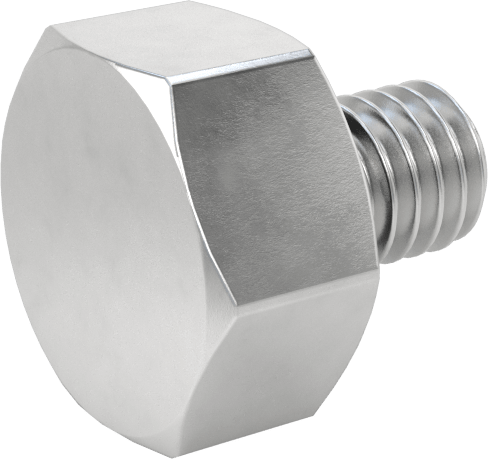 Düşük Basınçlı Alüminyum Tapa, Dış Altıgen, M3 x .5mm