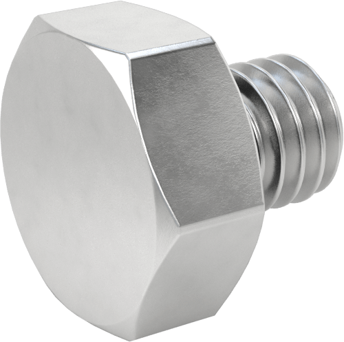 Düşük Basınçlı Alüminyum Tapa, Dış Altıgen, M6 x 1mm