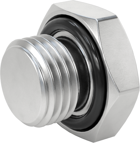 Düşük Basınçlı Alüminyum Tapa, Dış Altıgen, M12 x 1.25mm