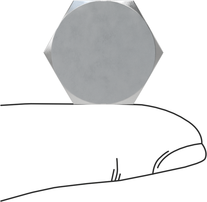 Sınıf 150 Alüminyum Tapa, Dış Altıgen, 9/16"-18 UNF