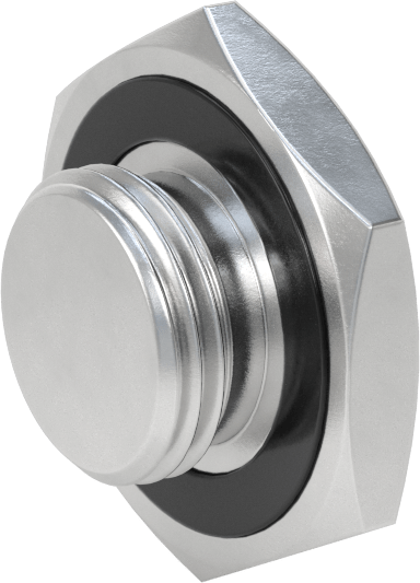 Sınıf 150 Alüminyum Tapa, Dış Altıgen, 3/4"-16 UNF