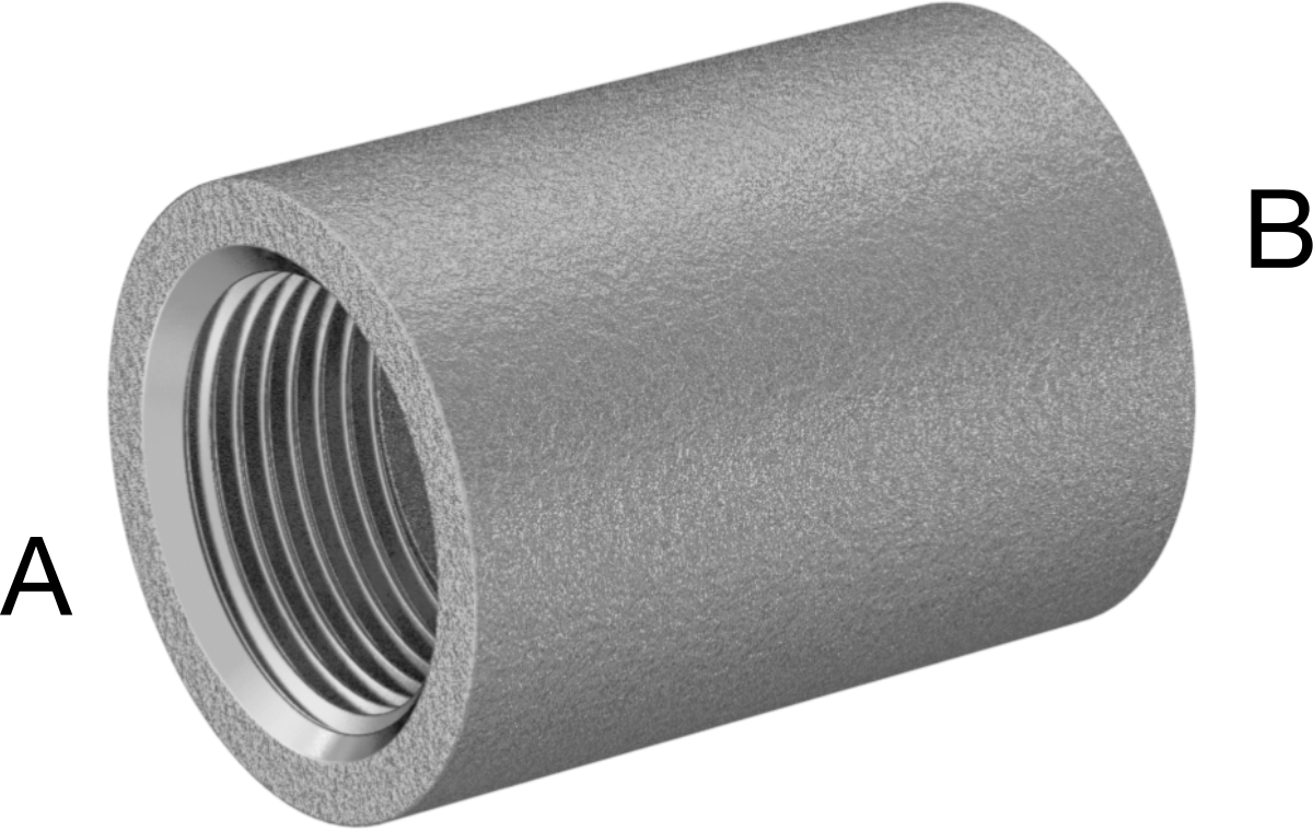 Yüksek Basınçlı Alüminyum Dişli Boru Bağlantı Elemanı, Düz Redüktör, 1 x 3/4 NPT Dişi