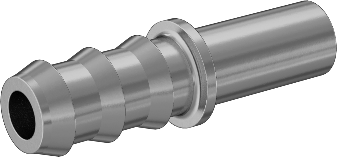 Hava ve Su için Pirinç Sıkıştırma Tüp Bağlantısı, Adaptör, 10 mm Boru Gövde Dış Çap x 10 mm Hortum İç Çap için Kanatlı Uç