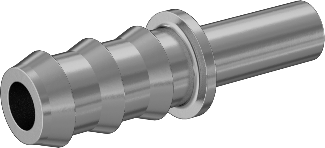 Hava ve Su için Pirinç Sıkıştırma Tüp Bağlantısı, Adaptör, 8 mm Boru Mil Dış Çapı x 10 mm Hortum İç Çapı için Kanatlı Uç