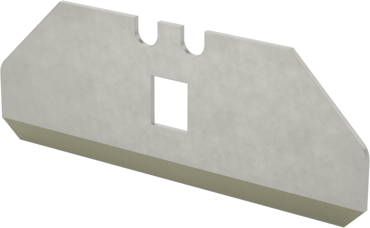 Çok Amaçlı Bıçak Ağızları, 2“ Uzunluk x 3/4” Genişlik x 0,025" Kalınlık