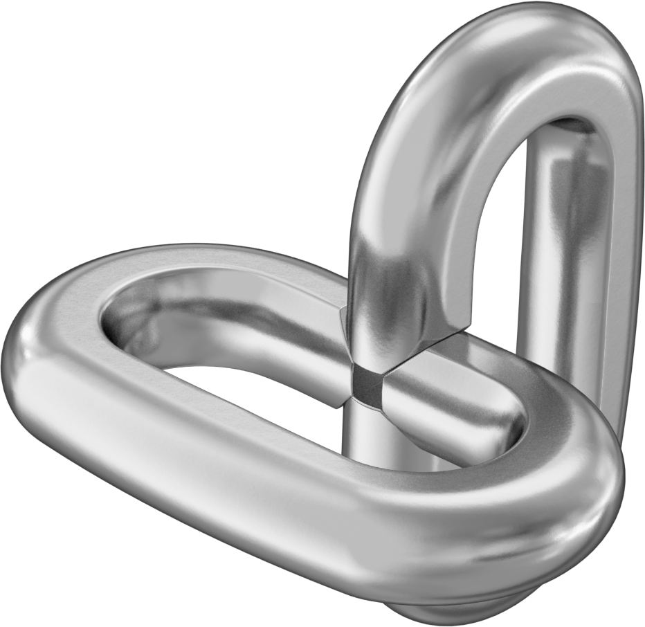 Hızlı Ayırma Bağlantı Parçası, 5/16" Kalınlık, 1-1/4" İç Uzunluk