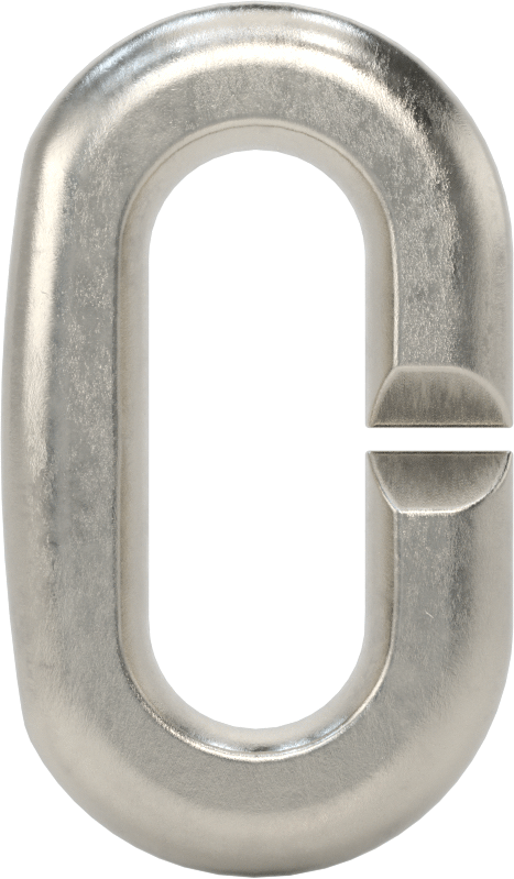 Hızlı Ayırma Bağlantı Parçası, 3/8" Kalınlık, 1-1/2" İç Uzunluk