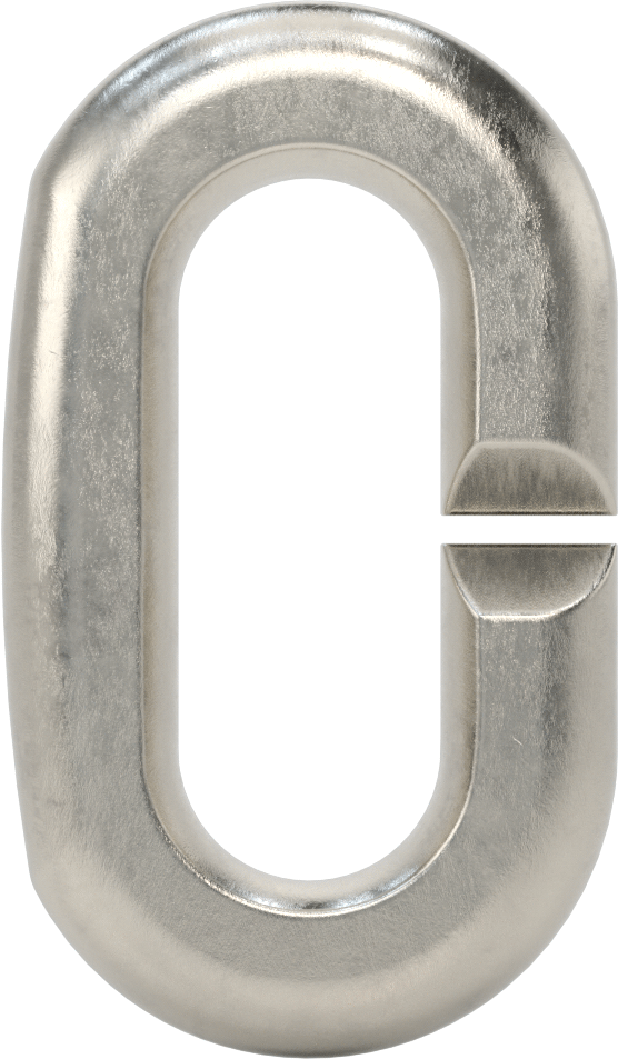 Hızlı Ayırma Bağlantı Parçası, 3/4" Kalınlık, 3" İç Uzunluk