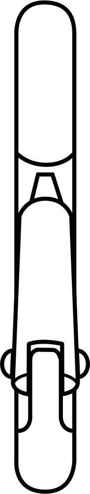 316 Paslanmaz Çelik Karabina - Kaldırma Amaçlı Değildir, 100 lbs. Kapasite, 1/4" Kalınlık, 5/16" Açıklık Genişliği