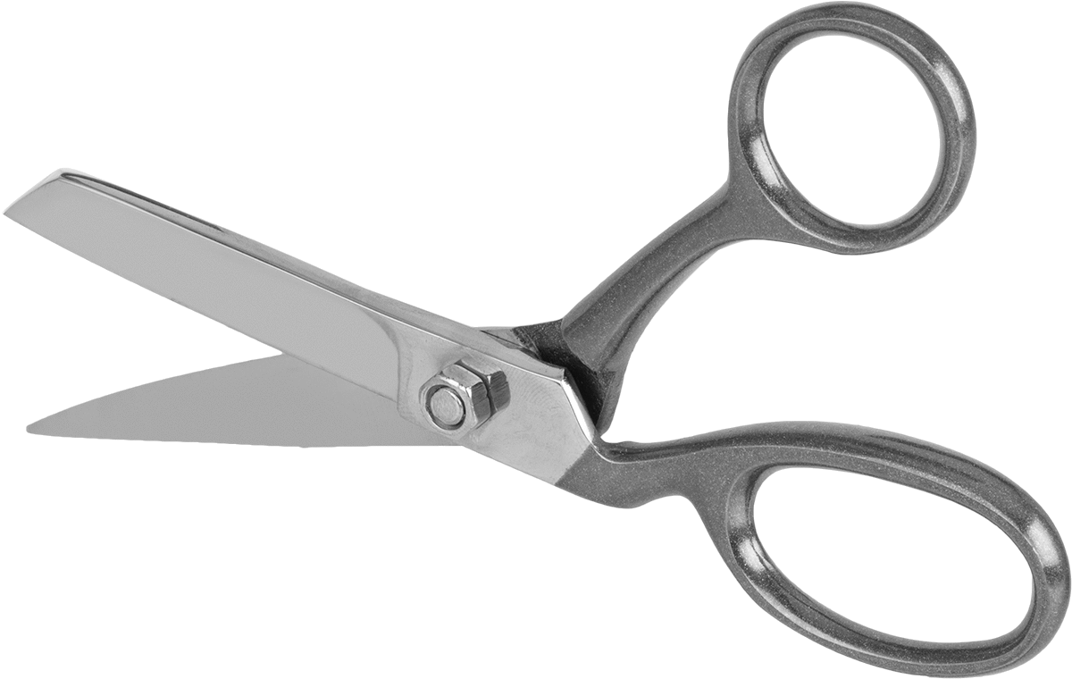 Tamamen Metal Makas, Düz Saplı, 6" Toplam Uzunluk