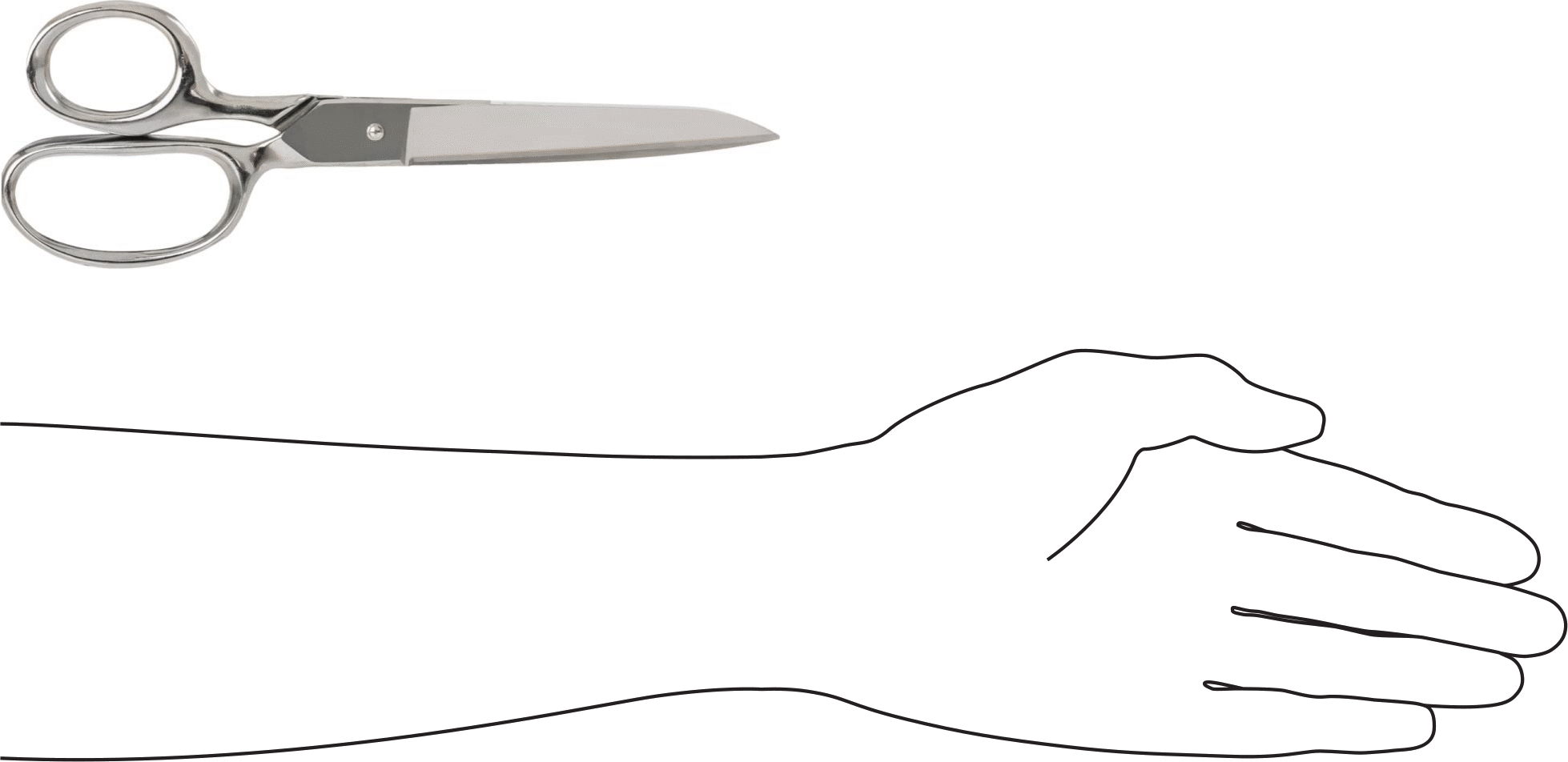 Tamamen Metal Makas, 8-1/4" Toplam Uzunluk, Nikel-Krom Kaplama Çelik Bıçak