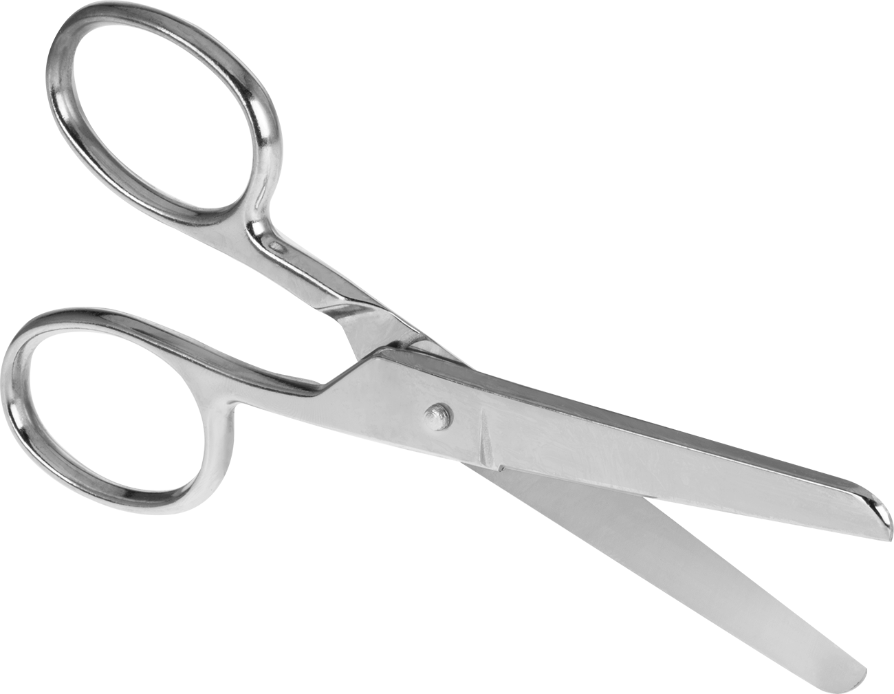 Künt Uçlu Tamamen Metal Makas, 6-5/8" Toplam Uzunluk