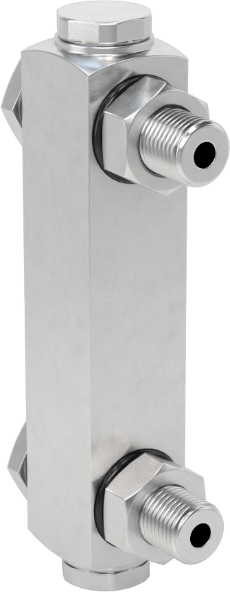 Kimyasal Seviye Göstergesi, Vidalı/Duvardan Geçen, 1/2"-20 UNF, 3" Merkezden merkeze