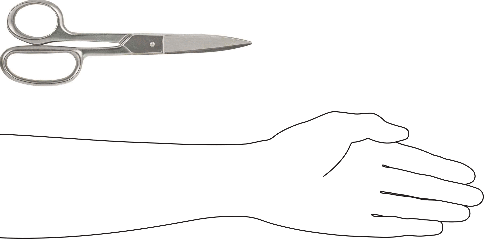 Yüksek Kuvvetli Tamamen Metal Makas, 8-5/8" Toplam Uzunluk, Kaplamasız Paslanmaz Çelik Bıçak