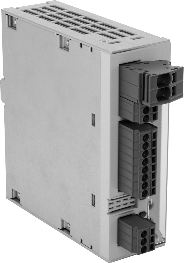 DIN Ray Montajlı Elektronik Devre Kesici, Ayarlanabilir Akım ve I/O Bağlantılı, 8 Devre Kontrolü