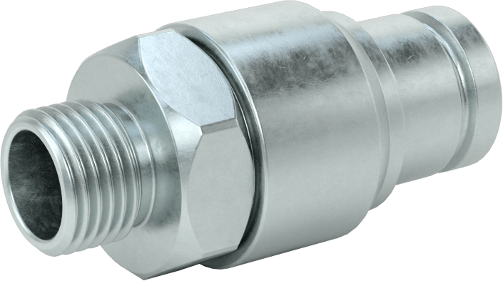 Uluslararası Standart ISO Minimum Sızıntı Hortum Bağlantısı, Hidrolik Sıvı için, 3/8 Hızlı Bağlantı Kesme Plugi, M16 x 1,5 mm Erkek