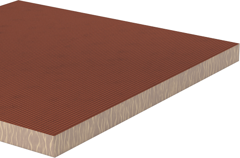 Ultra Yüksek Sıcaklığa Dayanıklı Darbe Dirençli Garolite Levha, 6" x 6" x 3/8"