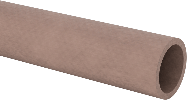 Ultra Yüksek Sıcaklık Darbe Dirençli Garolite Boru, 0,062" Duvar Kalınlığı, 5/8" OD, 1/2" ID, 44" Uzunluk