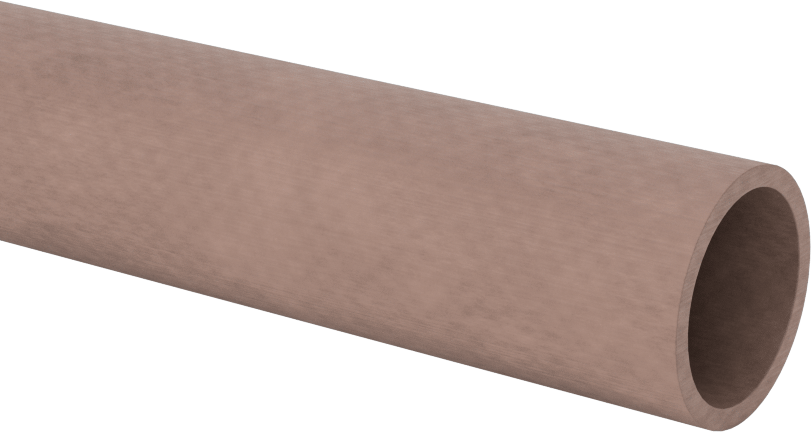 Ultra Yüksek Sıcaklık Darbe Dirençli Garolite Boru, 0,062" Duvar Kalınlığı, 3/4" OD, 5/8" ID, 44" Uzunluk