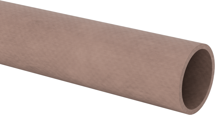 Ultra Yüksek Sıcaklık Darbe Dirençli Garolite Boru, 0,062" Duvar Kalınlığı, 7/8" OD, 3/4" ID, 44" Uzunluk
