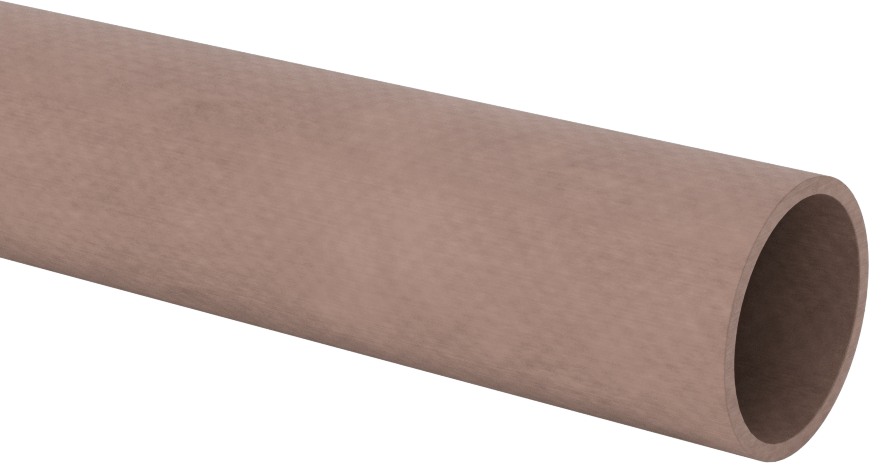 Ultra Yüksek Sıcaklık Darbe Dirençli Garolite Boru, 0,062" Duvar Kalınlığı, 1" OD, 7/8" ID, 44" Uzunluk